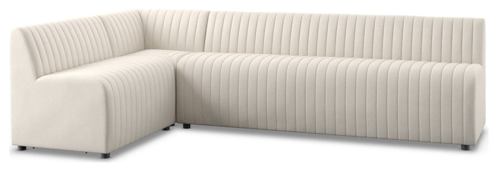 Augustine Dining Banquette L Shape 110" Capri Oatmeal
