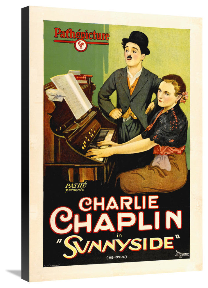 "Charlie Chaplin - Sunnyside, 1919" Canvas by Hollywood Photo Archive, 20x30"