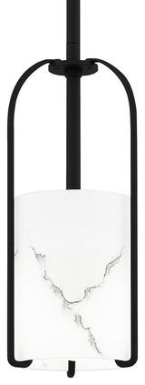 Quoizel FRB1505 Fairbanks 5"W Mini Pendant - Matte Black