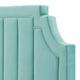 Tufted Headboard, King Size, Velvet, Blue, Modern Contemporary, Bedroom Master