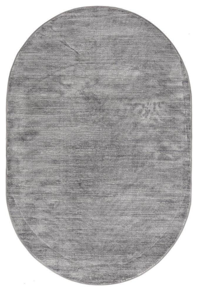 Unique Loom Kate Finsbury Rug, Gray, 7'10"x10' Oval