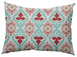 Bombay Decorative Throw Pillow, Ligonberry Red, 14"x20"