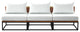 Amara Outdoor Coffee Table and Modular Sofa Set 2-Piece
