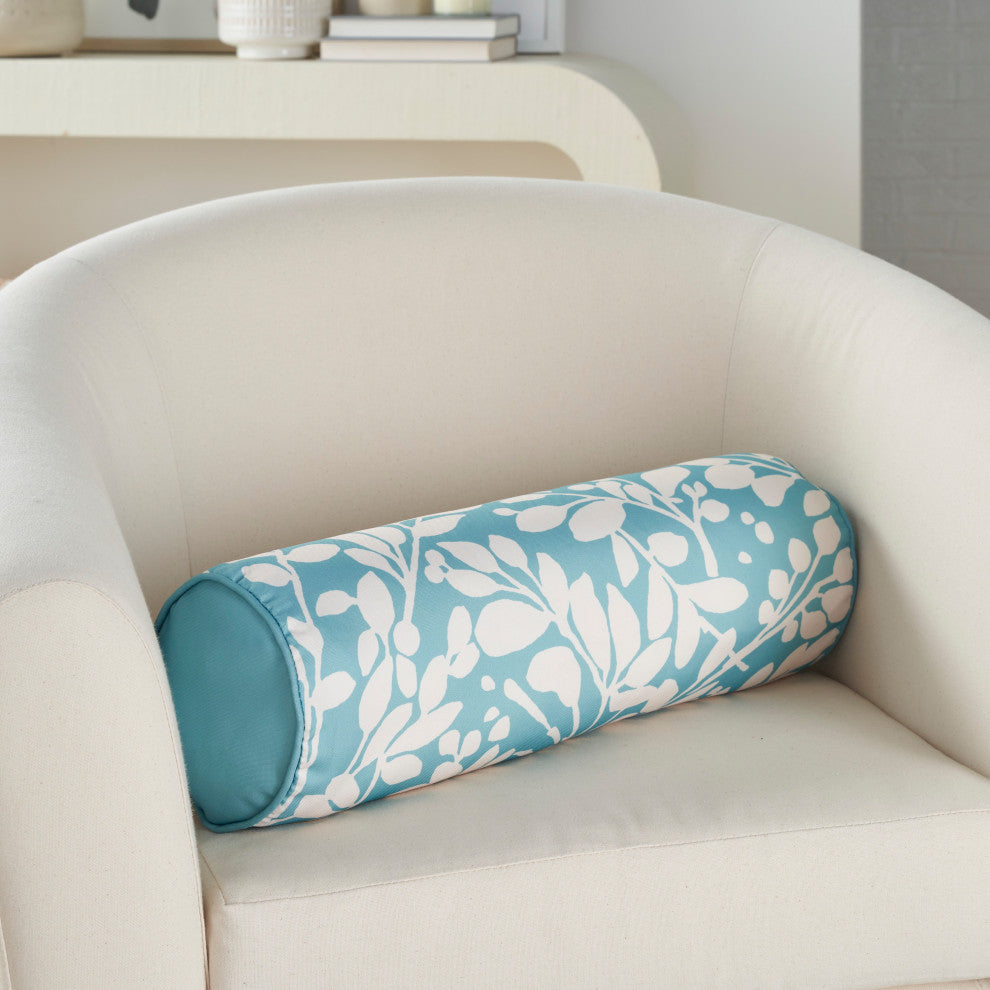 Waverly WP011 Throw Pillow, Turquoise, 6" x 20"