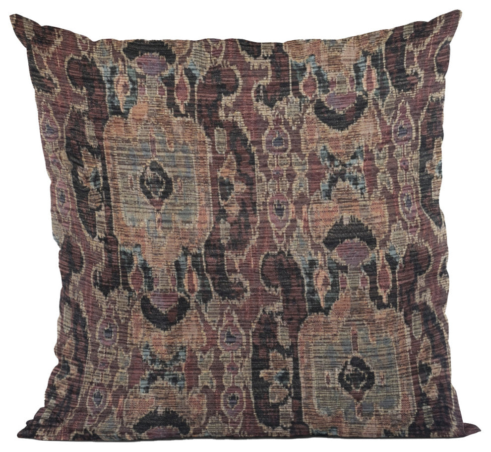 Bear Valley Red Luxury Throw Pillow, 20"x26" Standard