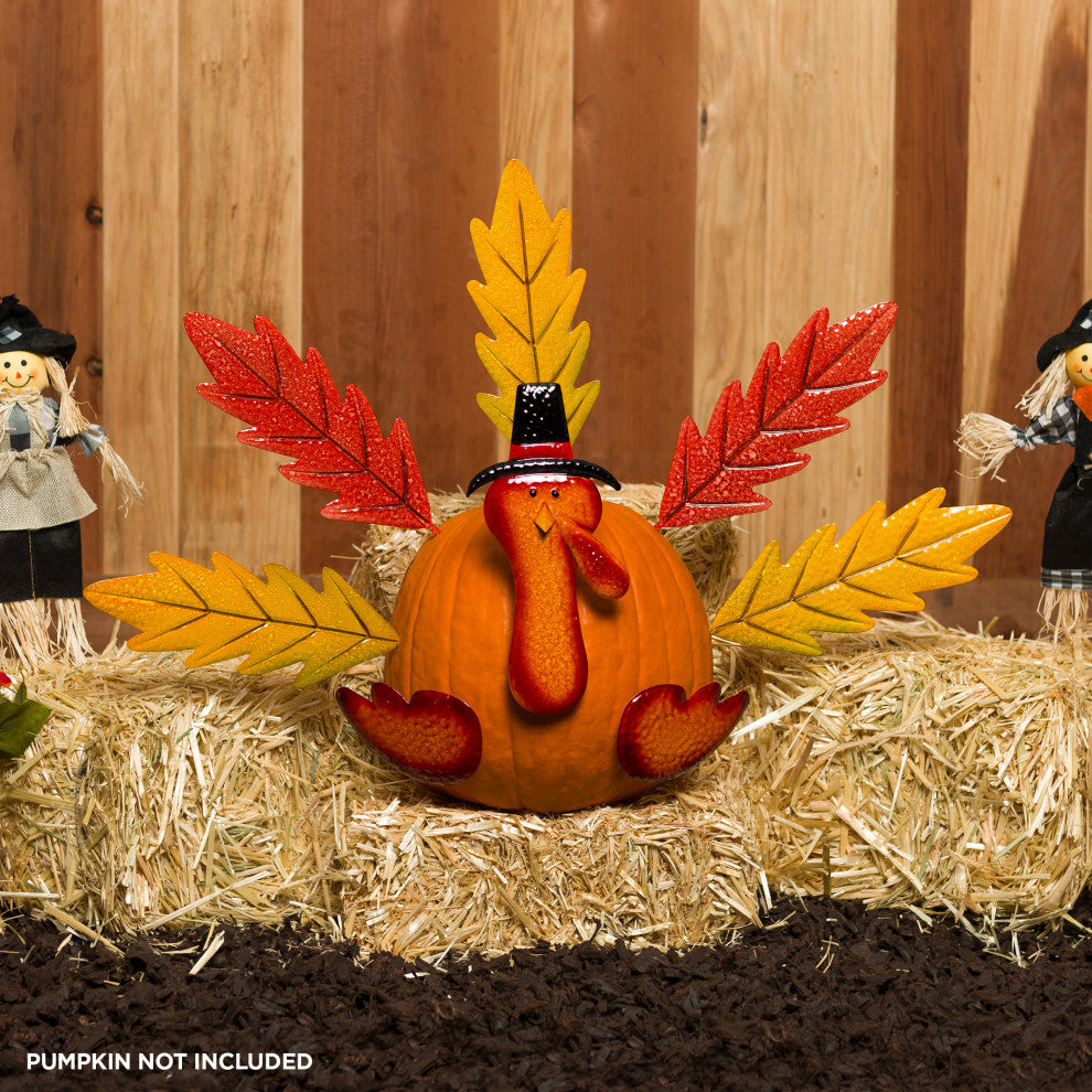Thanksgiving Create-Your-Own Pumpkin Turkey Festive Decorating Activity Kit