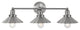 June Metal Shade Sconce, Nickel, 3-Light