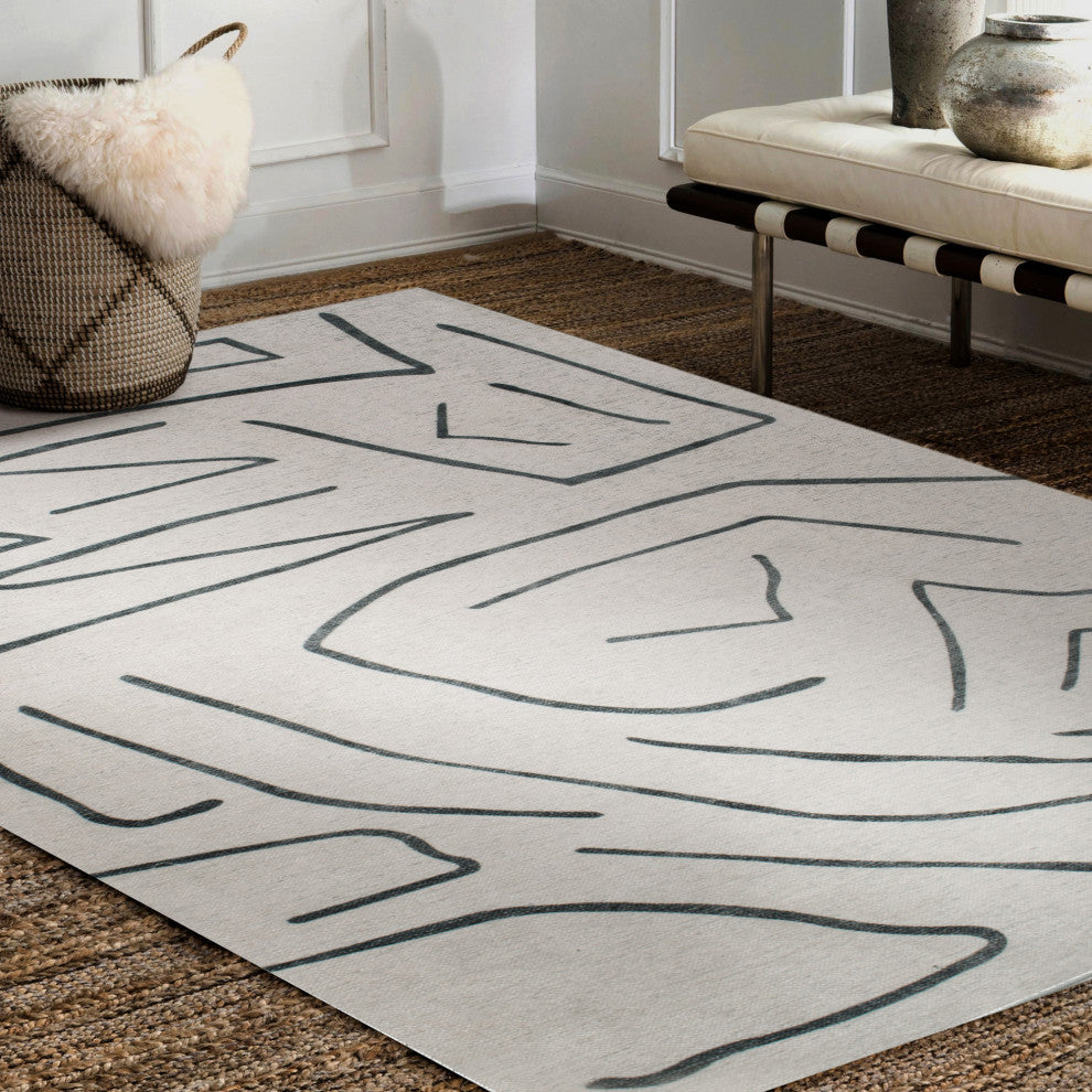 Fallon 5'25" X 7'21" Ft Power Loomed Indoor Rug
