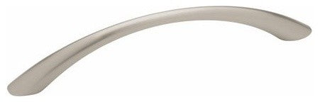 128mm Tapered Bow Pull - Satin Nickel