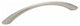 128mm Tapered Bow Pull - Satin Nickel