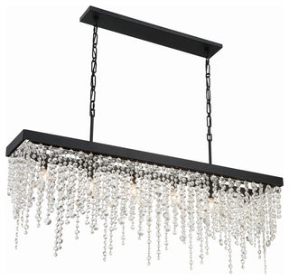 Winham 6-Light Black Forged Chandelier