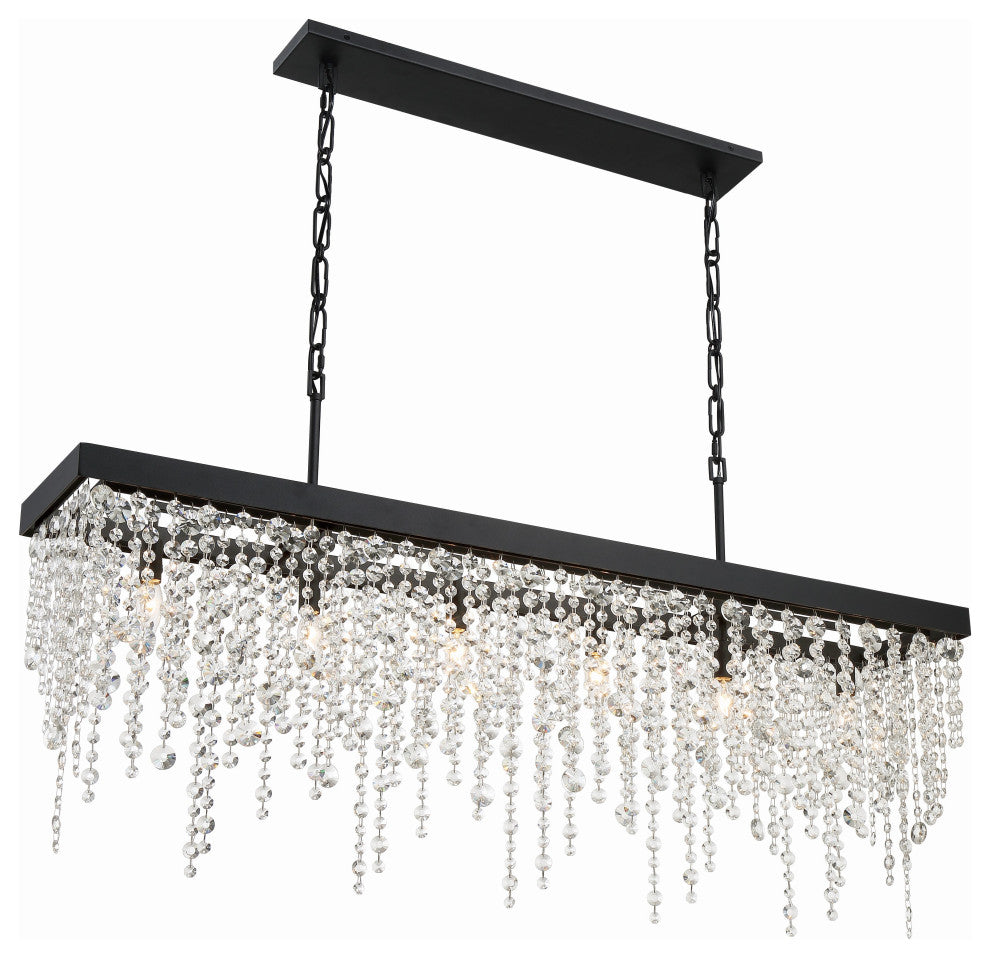Winham 6-Light Black Forged Chandelier