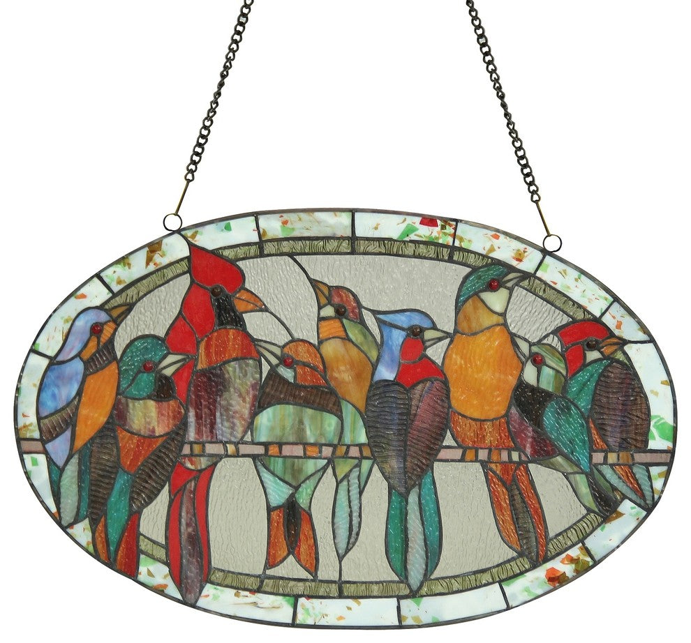 Kuno Tiffany-Glass Window Panel
