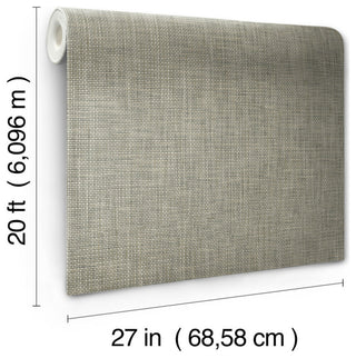 Reed Basket Brown Peel and Stick Wallpaper