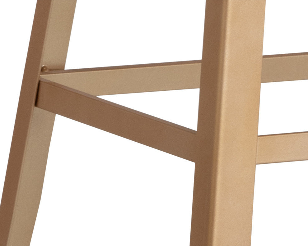 Dani Counter Stool, Gold, Antique Black