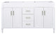 Avanity Bristol 60 in. Vanity Only in White