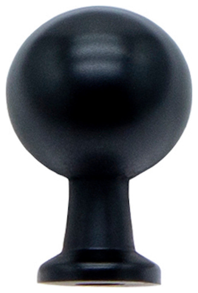 Utopia Alley Cabinet Knob Polished Gold/Matte Black/Brushed Nickel/Brushed Brass, Matt Black, 1 Pack
