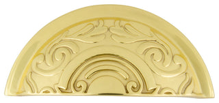 Nostalgic Warehouse Cup Pull Victorian, Polished Brass