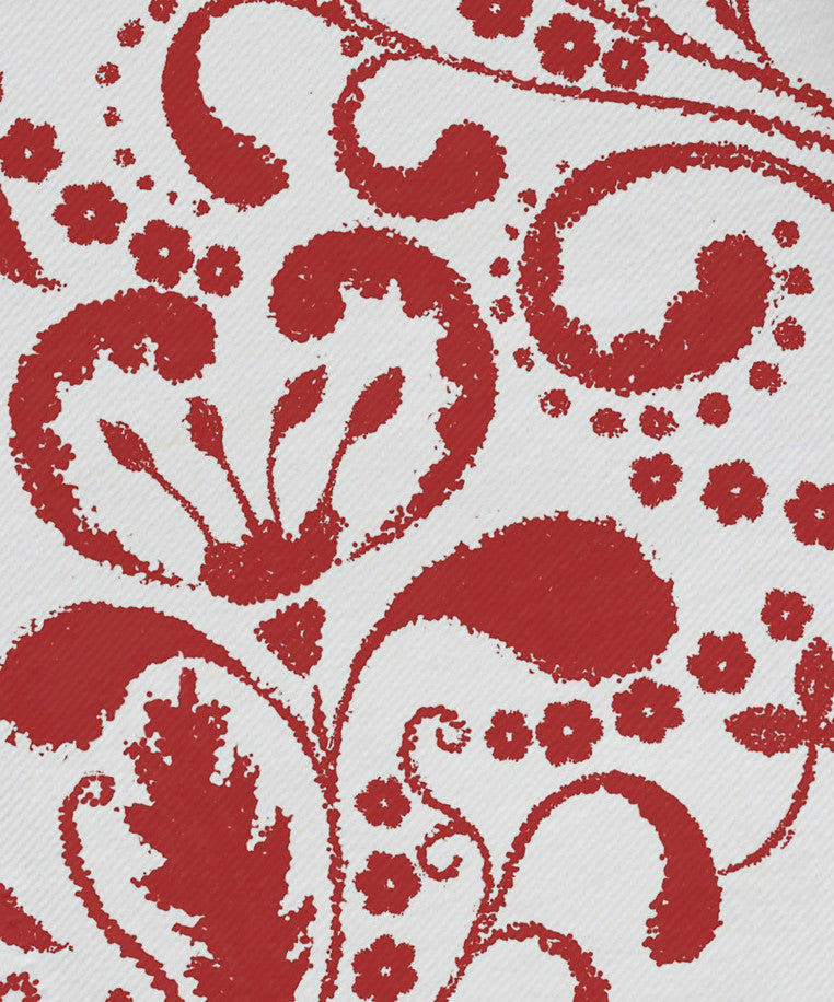 19x19", Aurora Floral Print, Napkin Coral, Set of 4