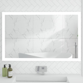 Sabrina Modern LED Bathroom Vanity Mirror, 30"x48"