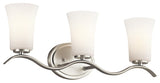 Bath 3-Light, Brushed Nickel, Standard