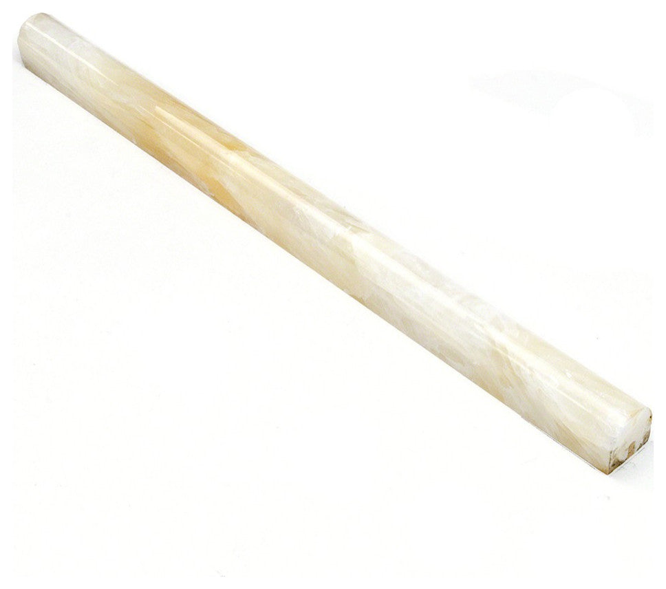Honey Onyx Polished 1/2 X 12 Pencil Liner