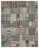Rug N Carpet - Handmade Anatolian 10' 9'' x 13' 8'' Unique Patchwork Kilim Rug