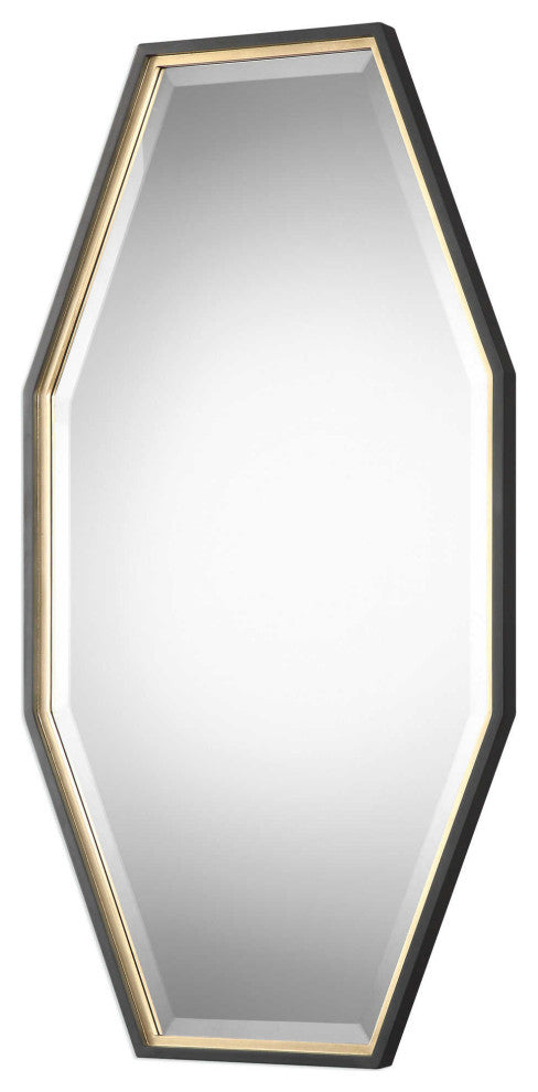 Uttermost Savion Mirror | Gold Octagon Wall Mirror