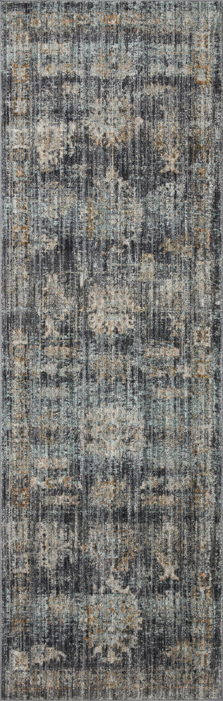 Jean Stoffer x Loloi Katherine Ink / Jade 11'-6" x 15'-7" Area Rug
