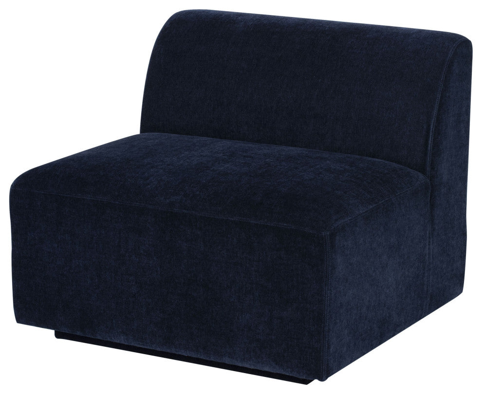 Lilou Twilight Fabric  Modular Sofa Armless