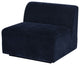 Lilou Twilight Fabric  Modular Sofa Armless