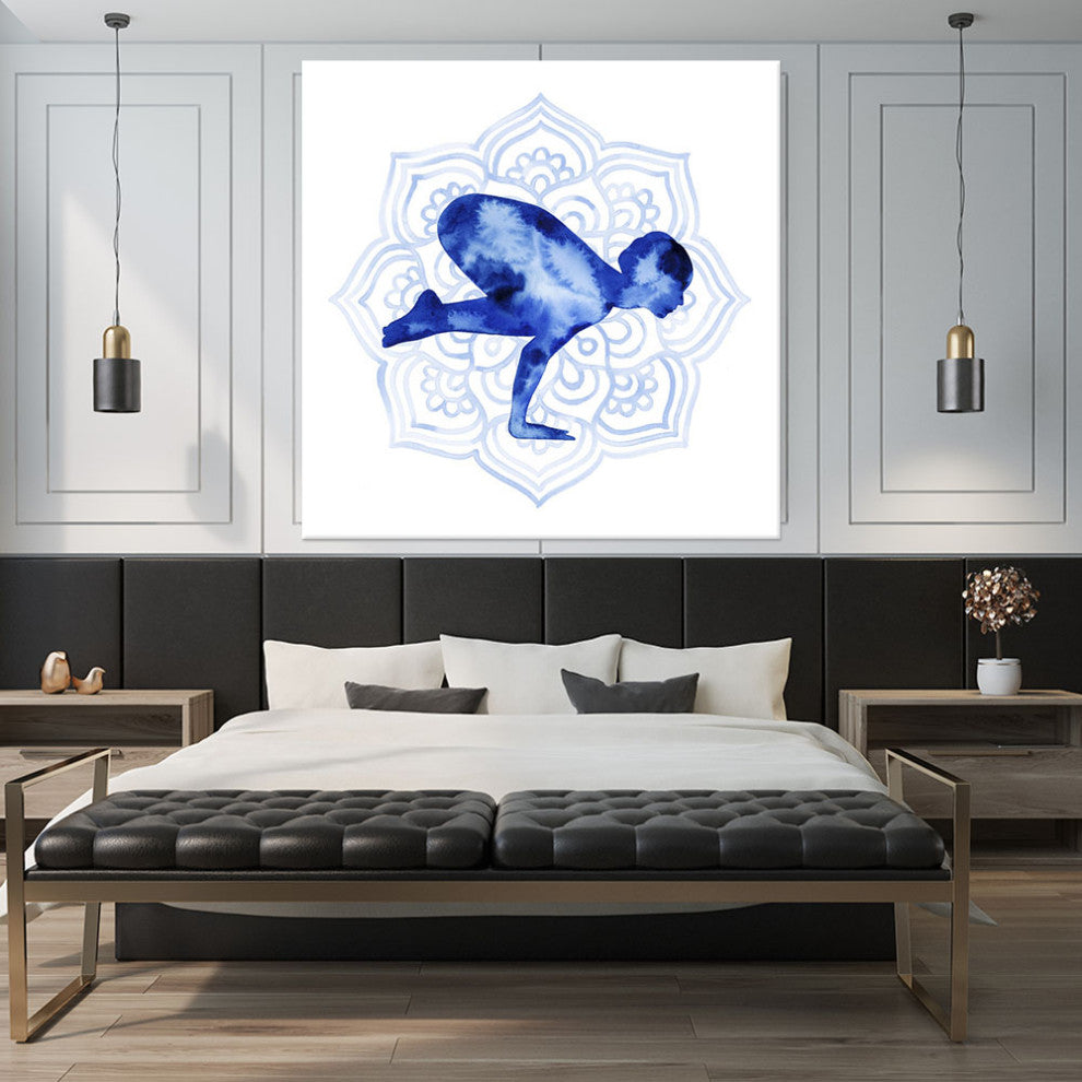 "Yoga Flow IV" Fine Art Giant Canvas Print, 54"x54"