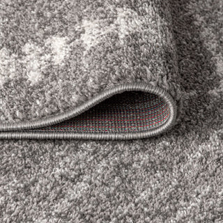 Zaina Moroccan Beni Souk Area Rug, Gray/Cream, 5 X 8