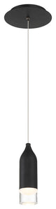 Action 8" LED Mini Pendant 3000K, Black