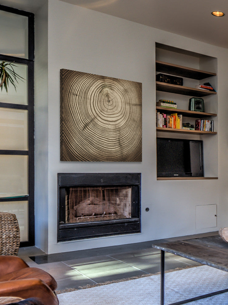 "Rings of Age" Painting Print on Canvas