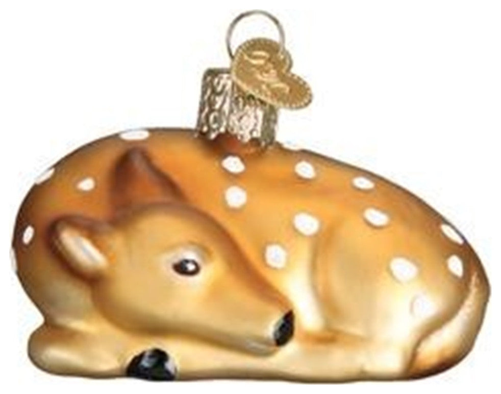 Old World Christmas 14025 Glass Blown Mini Woodland Animal Set Ornament