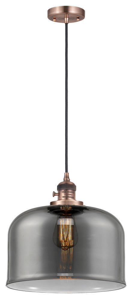 INNOVATIONS 201CSW-AC-G73-L-LED 1-Light Mini Pendant Antique Copper