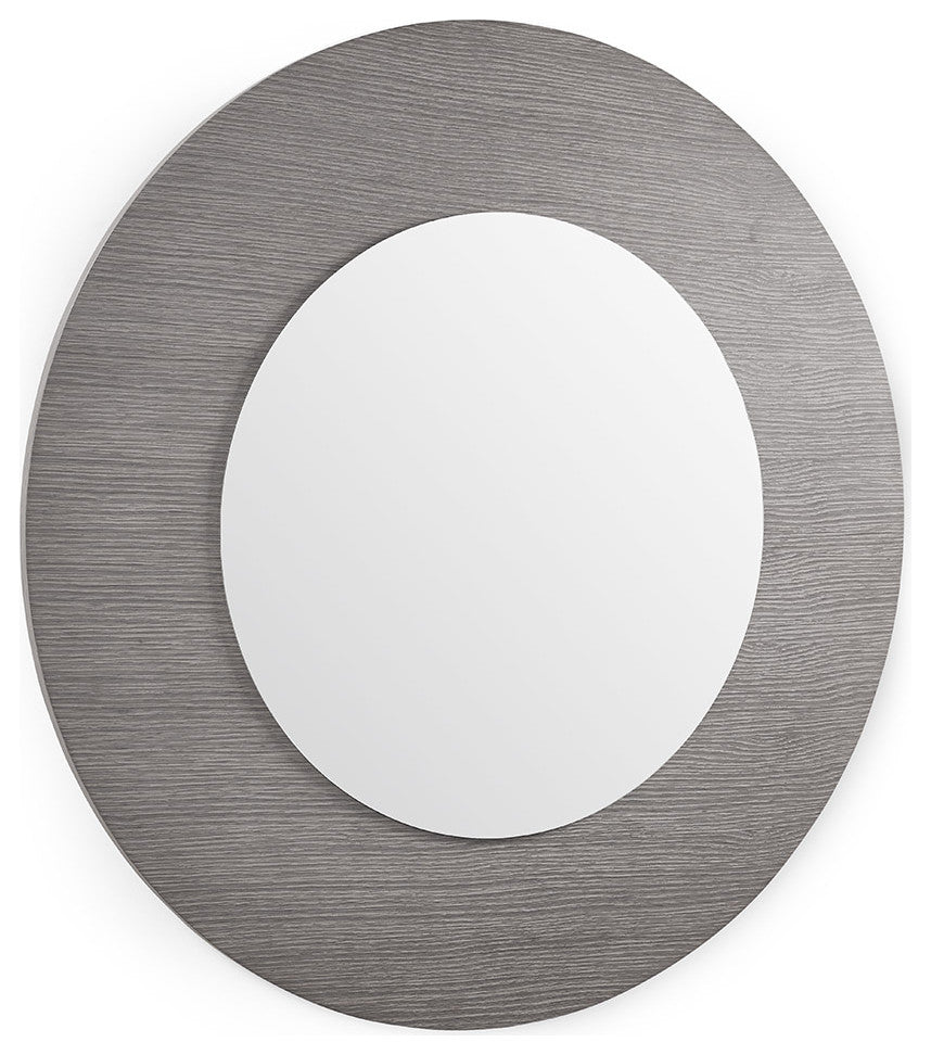 Mirror, All Gray Oak Veneer