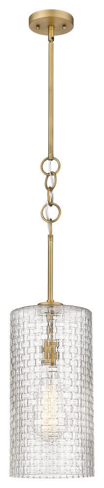 Innovations 380-1S-BB-G380-8CL-BB-95-LED 1-Light Mini Pendant, Brushed Brass