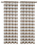 Deneuve Drapery Curtain Panels, Chocolate