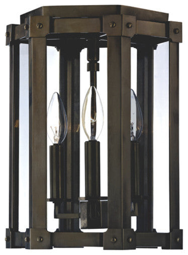 Hudson Valley 6200-DB, 3 Light Semi Flush