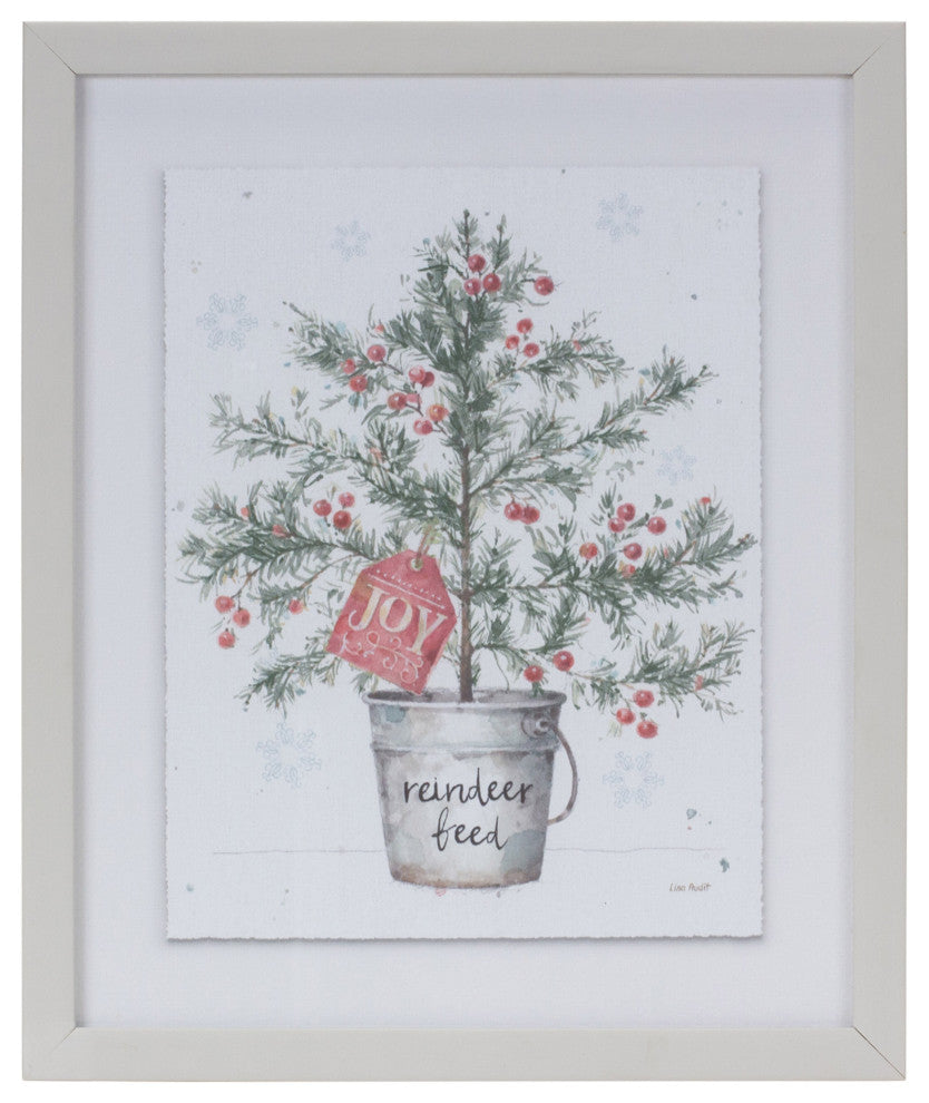 Potted Pine Tree Wall Art, Set of 2