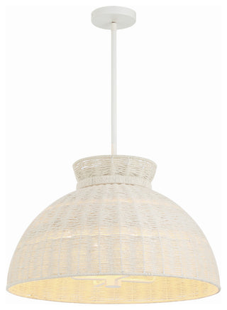 Reese 4-Light Matte White Pendant