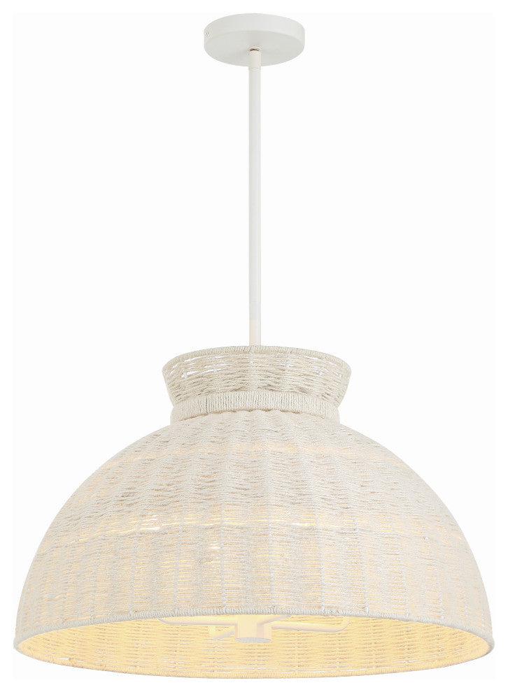Reese 4-Light Matte White Pendant