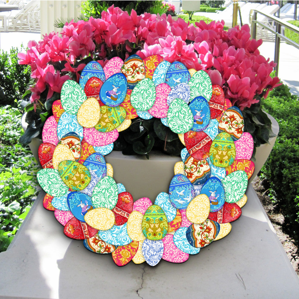 Easter Eggs Wreath Decor