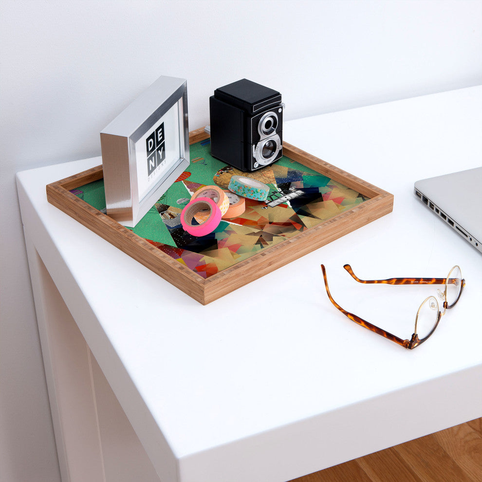 Brian Buckley Adventure Days Over The Alps Square Tray