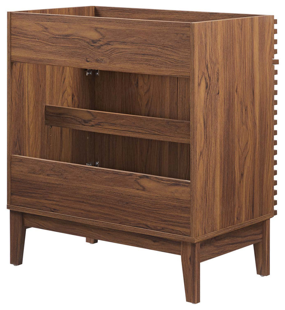 Render 30" Bathroom Vanity Cabinet, Walnut