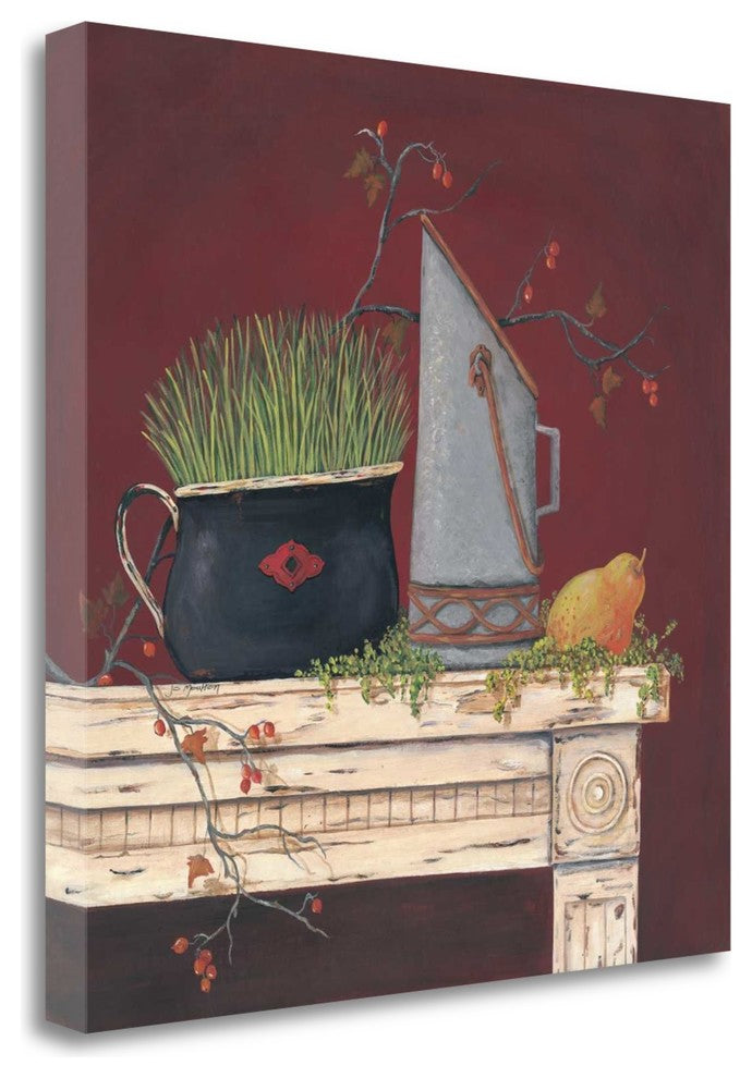 "Farm Table" By Jo Moulton, Giclee Print on Gallery Wrap Canvas, Ready to Hang