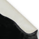 LUXE FAUX RABBIT FUR SHEEPSKIN RUG 2' X 3' 25mm PILE, 900 gsm - BLACK