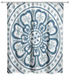 Medallion Shower Curtain, Blue